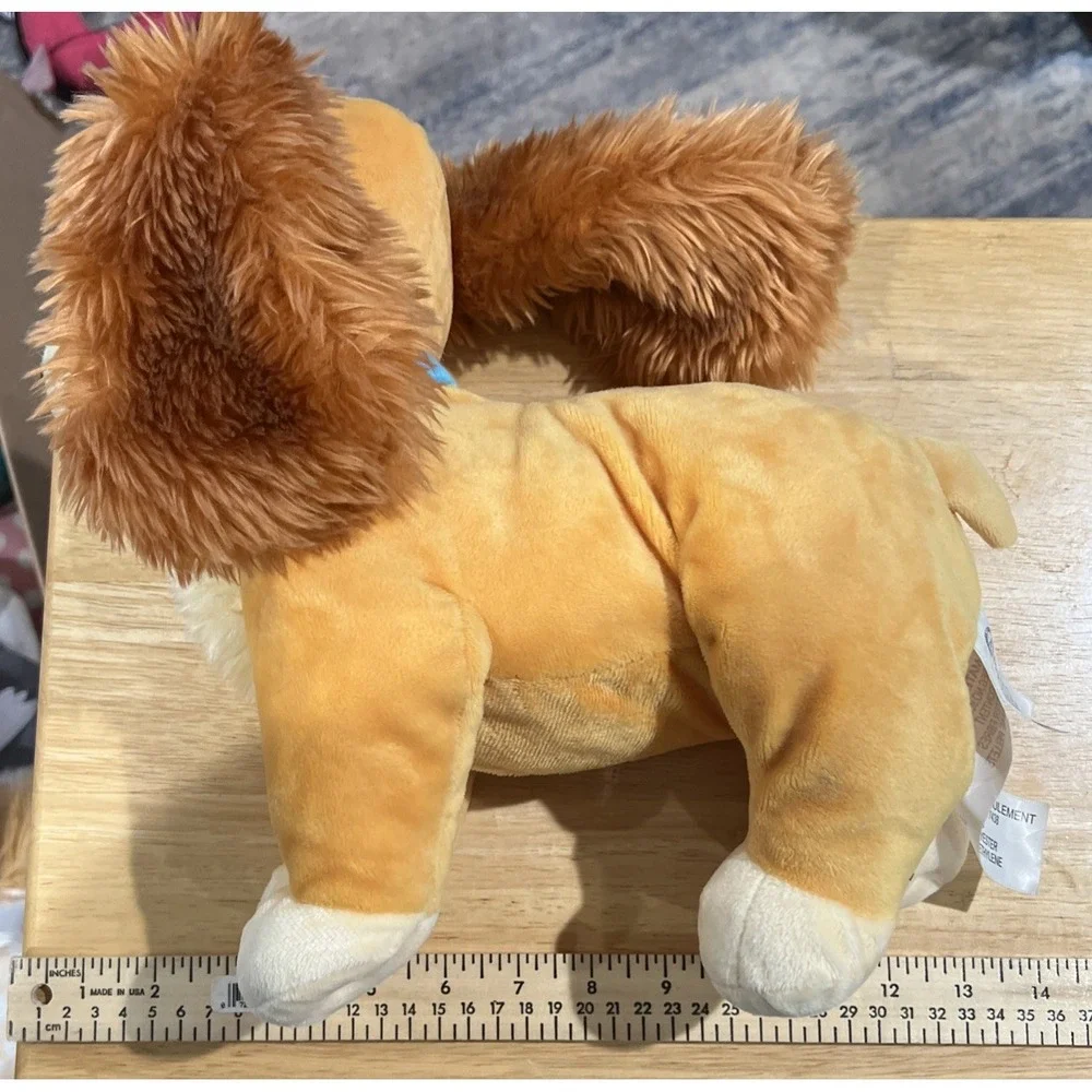 Disney Store Authentic Lady Plush Stuffed Animal from Lady and the Tramp 12
